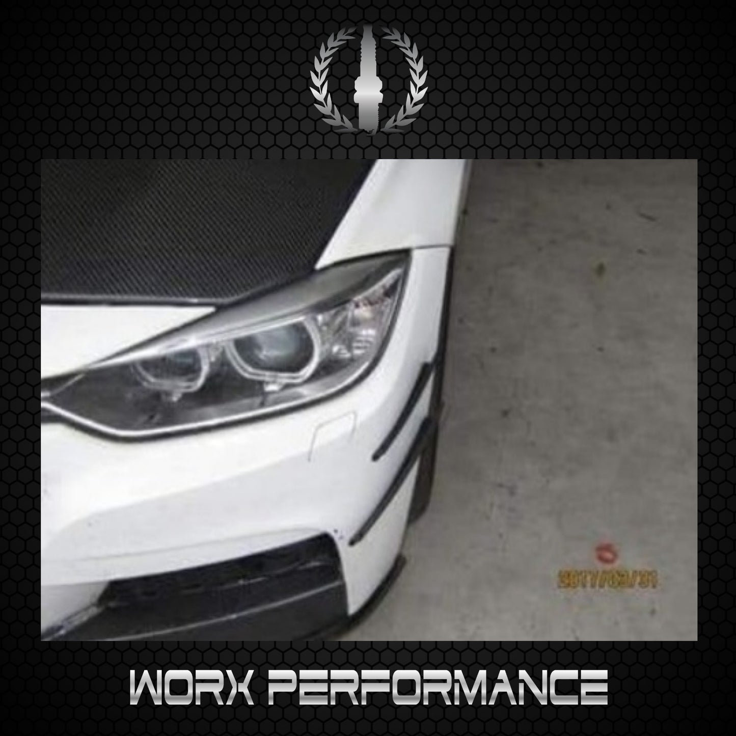 Universal Front Bumper Canards 2PCS/Set