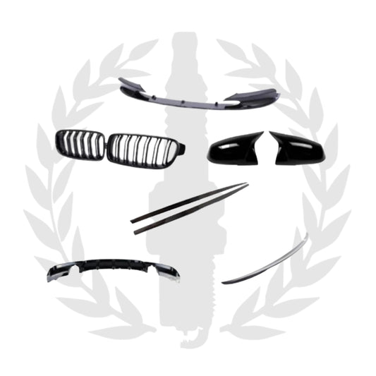 BMW F30 Gloss Black M-Performance Kit