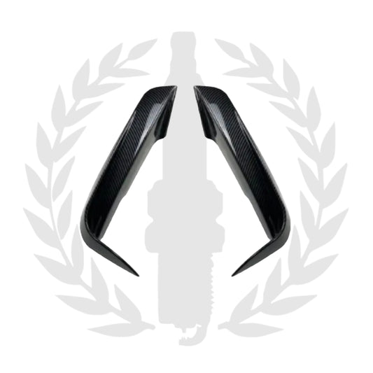 BMW F30 Gloss Black Fog Canards