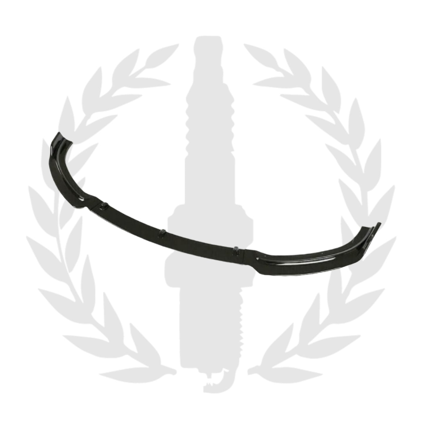 BMW F30 Sport Line Gloss Black 3 Piece Front Lip Spoiler