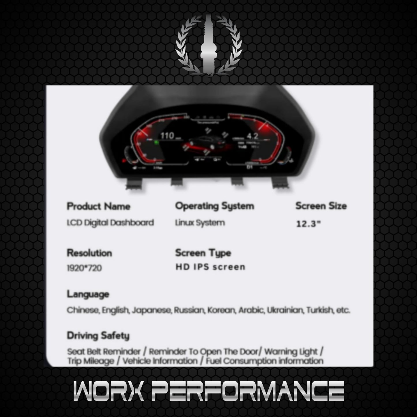 BMW Digital Instrument Cluster 3/4 Series F30 F31 F32 F33 F34 F36