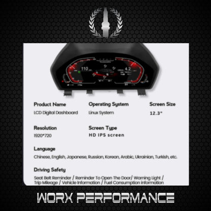 BMW Digital Instrument Cluster 3/4 Series F30 F31 F32 F33 F34 F36