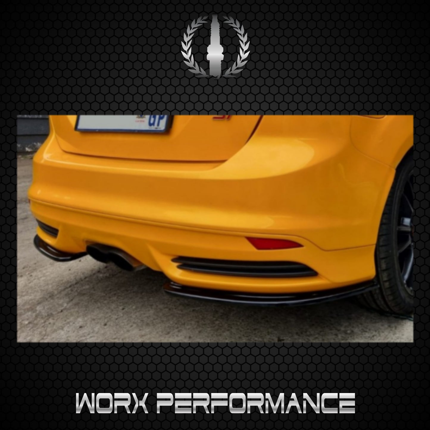 Focus MK3 16-18 Rear Splitters