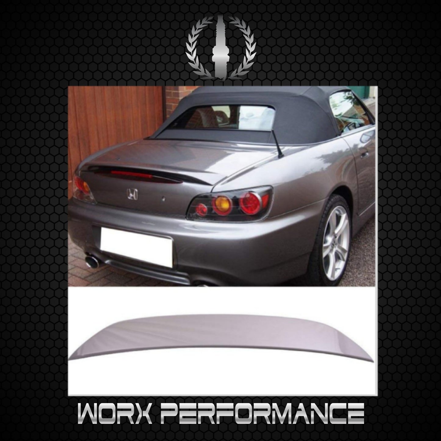 S2000 OEM Style Boot Spoiler