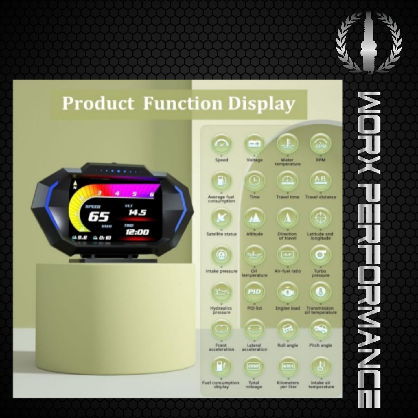 Head Up Display OBD V2