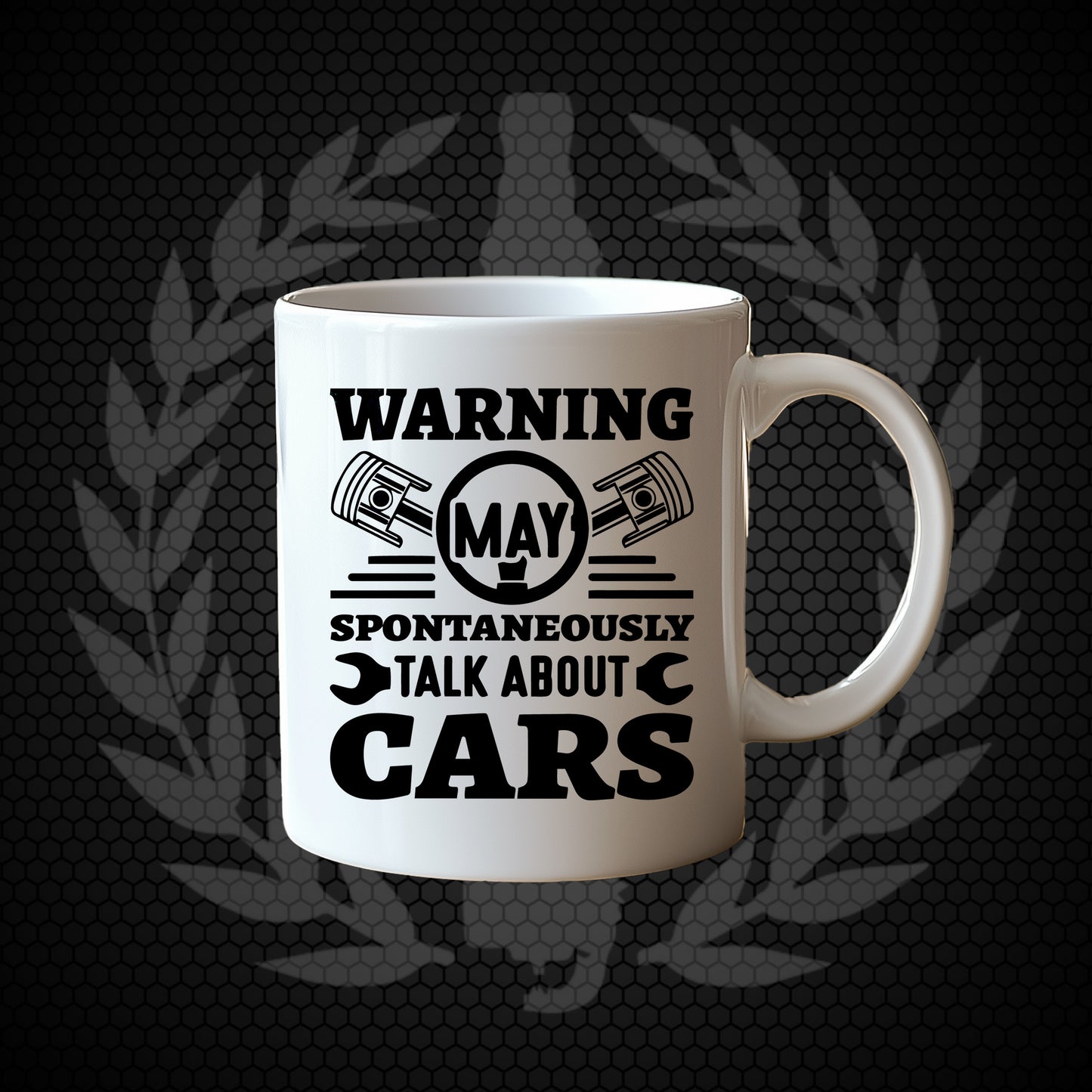 Mug - Warning May Spontaneously Talk About Cars