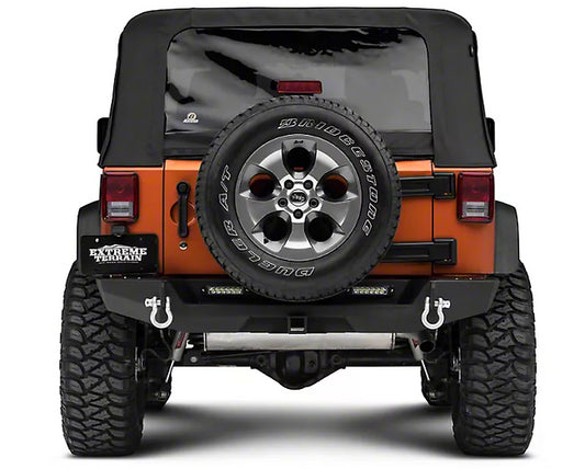 JL Longhorn MAX-HD Rear Bumper w/ LED+D-Ring
