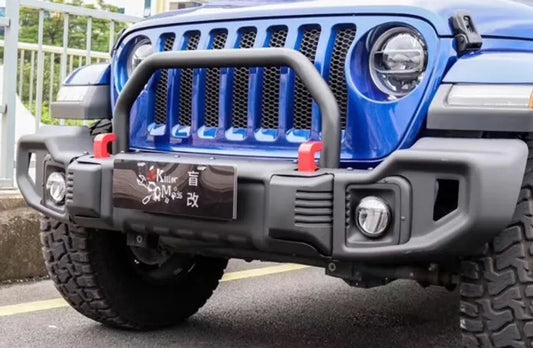 JL Spartacus Steel Front Bumper w/ Override Bumper
