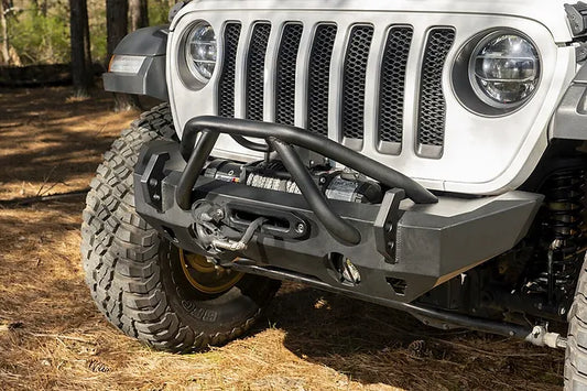 JK/JL Longhorn Double X Striker Front Bumper w/ Winch Cover Plate