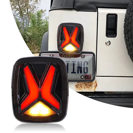 TJ Tail Light - Smoke Lens