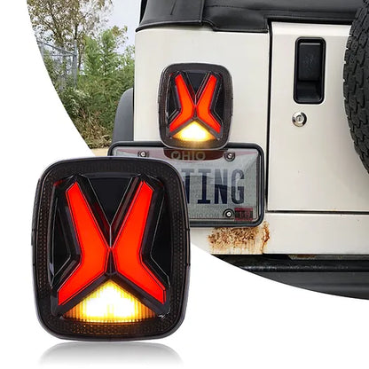 TJ Tail Light - Smoke Lens