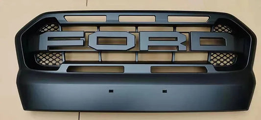 Ford Ranger T7 Wildtrack Grill - Full Black Characters