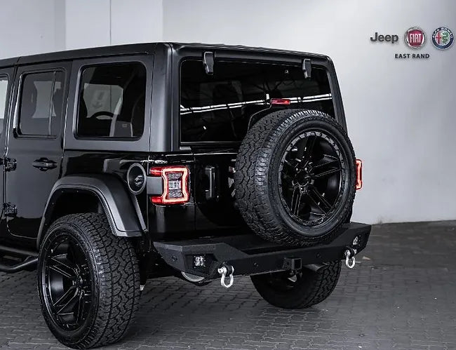 JL Longhorn Stubby Rear LED Tow Bar Bumper