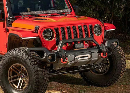JK Venator Steel Front Bumper with Override Bar